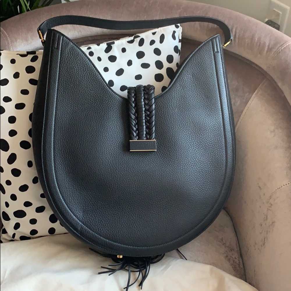 Like 🆕 [Altuzarra] Ghianda Knot Large Black Hobo - Picture 3 of 8